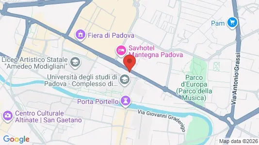 Rooms for rent i Padua - kort over placeringen