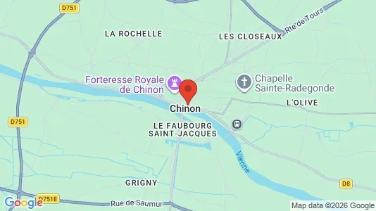 Apartments for rent in Chinon - Photo from Google Street View