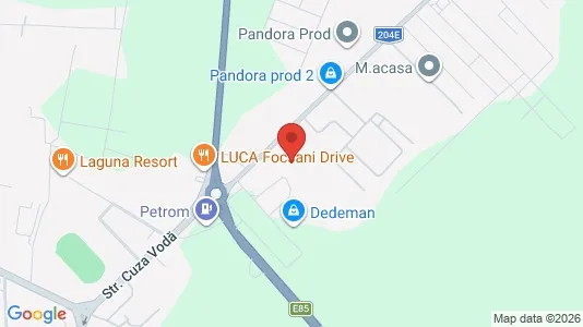 Apartments for rent i Focşani - kort over placeringen