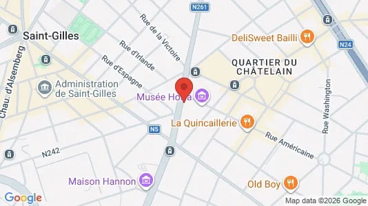 Apartments for rent in Brussels Sint-Gillis - Photo from Google Street View