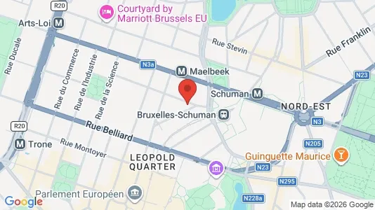 Apartments for rent in Brussels Etterbeek - Photo from Google Street View