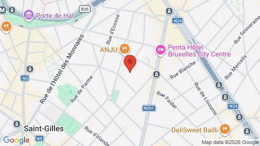 Apartments for rent in Brussels Sint-Gillis - Photo from Google Street View