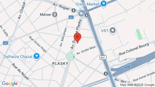 Apartments for rent in Brussels Schaarbeek - Photo from Google Street View