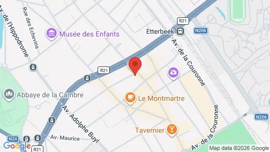 Apartments for rent in Brussels Elsene - Photo from Google Street View