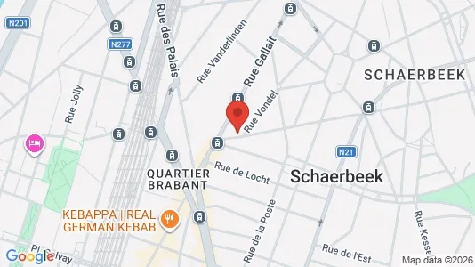 Apartments for rent in Brussels Schaarbeek - Photo from Google Street View