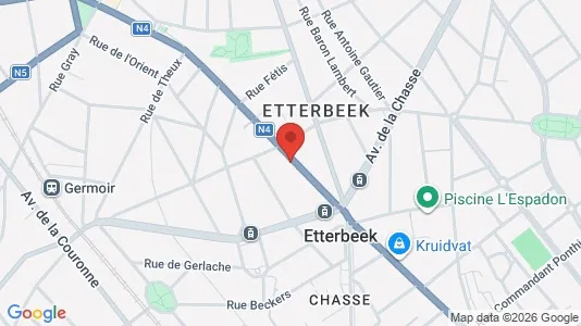 Apartments for rent in Brussels Etterbeek - Photo from Google Street View
