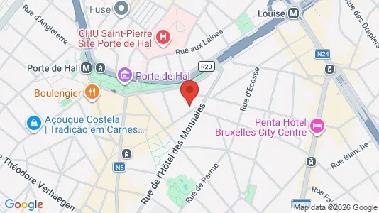 Apartments for rent in Brussels Sint-Gillis - Photo from Google Street View