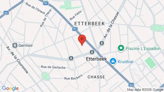 Apartments for rent in Brussels Etterbeek - Photo from Google Street View