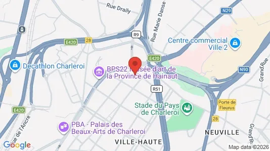 Apartments for rent in Charleroi - Photo from Google Street View