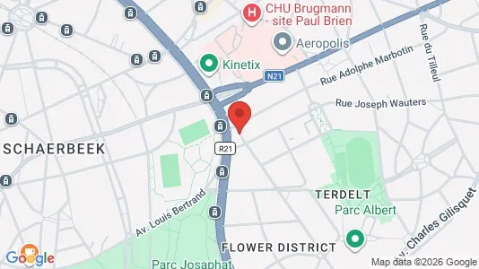 Apartments for rent in Brussels Schaarbeek - Photo from Google Street View