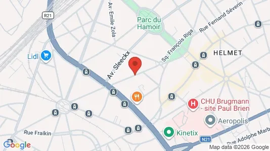 Apartments for rent in Brussels Schaarbeek - Photo from Google Street View