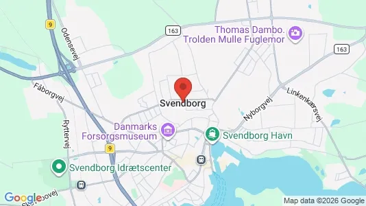 Apartments for rent i Svendborg - kort over placeringen