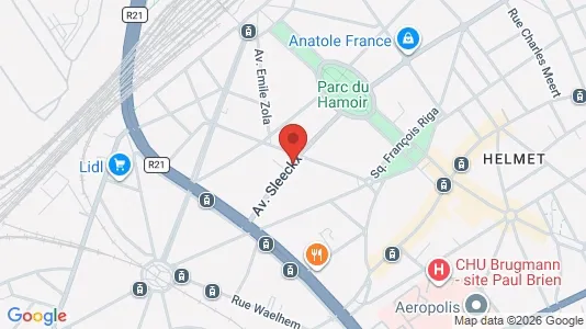 Apartments for rent in Brussels Schaarbeek - Photo from Google Street View