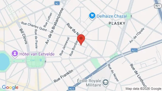 Apartments for rent i Stad Brussel - kort over placeringen