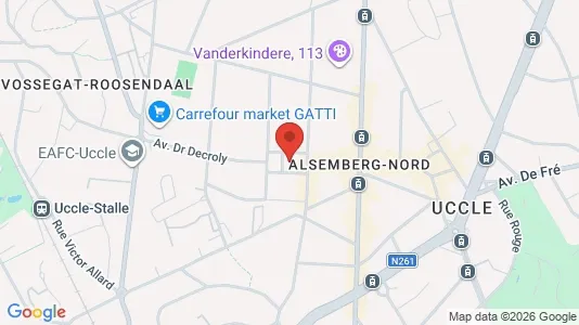 Apartments for rent in Brussels Ukkel - Photo from Google Street View