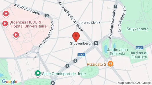 Apartments for rent i Stad Brussel - kort over placeringen
