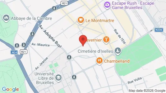 Apartments for rent in Brussels Elsene - Photo from Google Street View