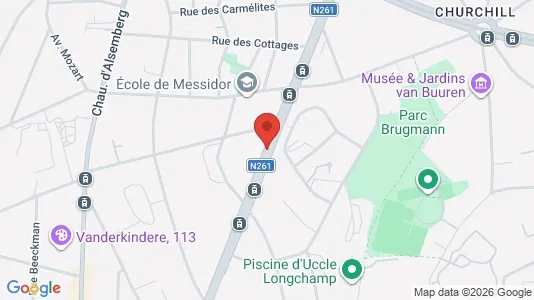 Apartments for rent in Brussels Ukkel - Photo from Google Street View