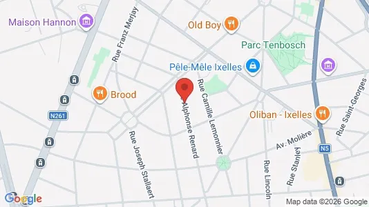 Apartments for rent in Brussels Elsene - Photo from Google Street View