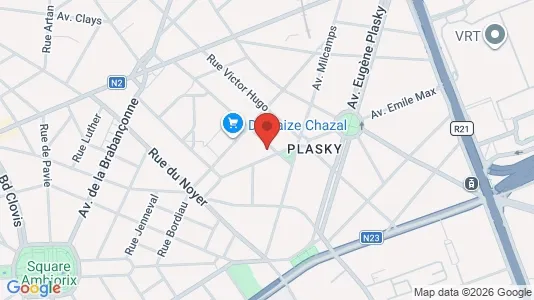 Apartments for rent in Brussels Schaarbeek - Photo from Google Street View