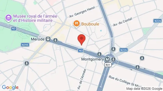 Apartments for rent in Brussels Etterbeek - Photo from Google Street View