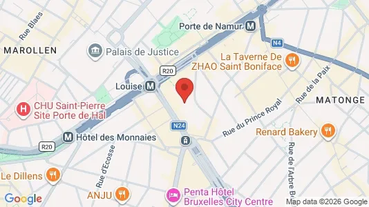 Apartments for rent in Brussels Elsene - Photo from Google Street View