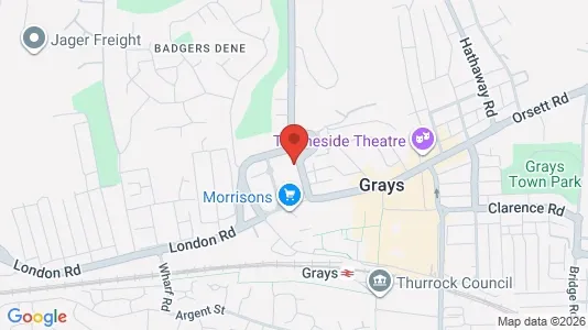 Apartments for rent i Grays - Essex - kort over placeringen
