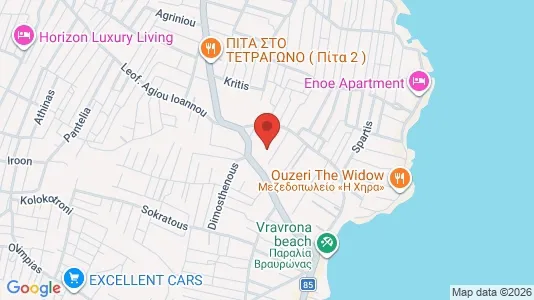 Apartments for rent i Rafina-Pikermi - kort over placeringen