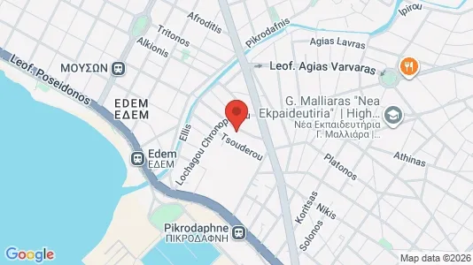 Apartments for rent i Alimos - kort over placeringen
