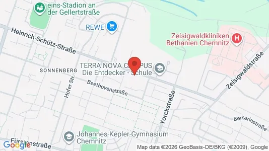 Apartments for rent in Chemnitz - Photo from Google Street View