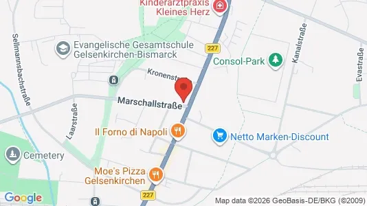 Apartments for rent in Gelsenkirchen - Photo from Google Street View