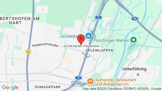 Rooms for rent i Munich Schwabing-Freimann - kort over placeringen