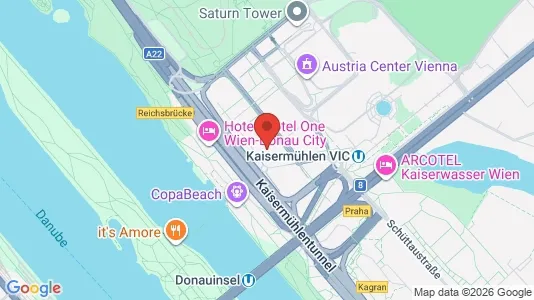 Apartments for rent i Vienna Donaustadt - kort over placeringen