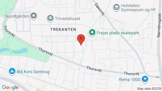 Apartments for rent i Holstebro - kort over placeringen