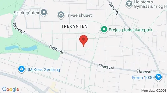 Apartments for rent i Holstebro - kort over placeringen