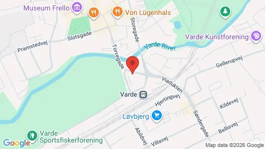 Apartments for rent i Varde - kort over placeringen