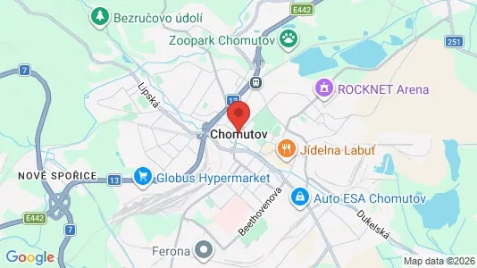 Apartments for rent in Chomutov - Photo from Google Street View