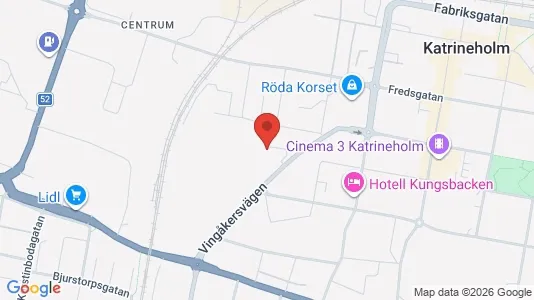 Apartments for rent i Katrineholm - kort over placeringen