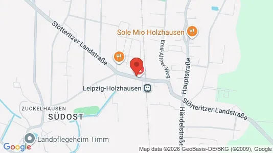 Apartments for rent i Leipzig - kort over placeringen