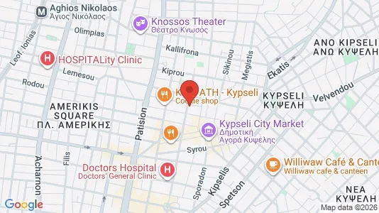 Apartments for rent in Athens Agios Nikolaos - Photo from Google Street View