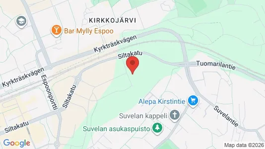 Apartments for rent i Espoo - kort over placeringen