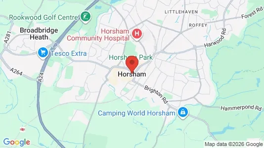 Apartments for rent in Horsham - West Sussex - Photo from Google Street View
