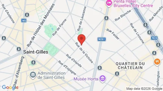 Apartments for rent in Brussels Sint-Gillis - Photo from Google Street View