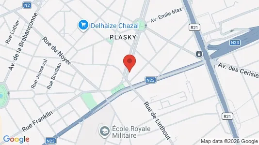 Apartments for rent in Brussels Schaarbeek - Photo from Google Street View