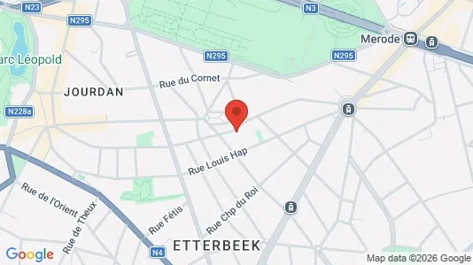 Apartments for rent in Brussels Etterbeek - Photo from Google Street View