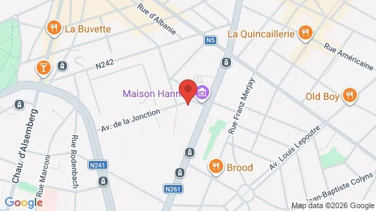 Apartments for rent i Brussels Sint-Gillis - kort over placeringen