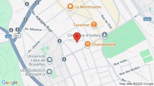 Apartments for rent in Brussels Elsene - Photo from Google Street View
