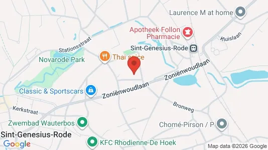 Apartments for rent i Sint-Genesius-Rode - kort over placeringen