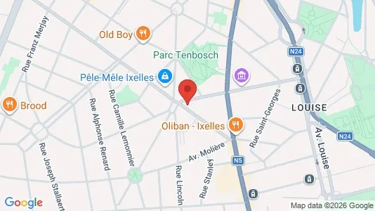 Apartments for rent in Brussels Elsene - Photo from Google Street View