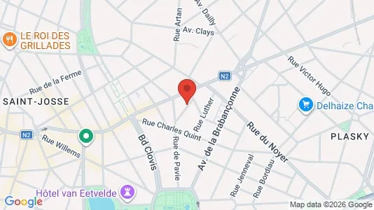 Apartments for rent i Stad Brussel - kort over placeringen